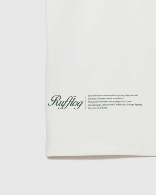 RUFFLOG TECH MOCK TEE WHITE