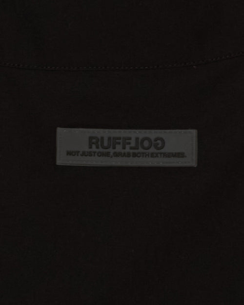 HALF ZIP S/S PULLOVER BLACK