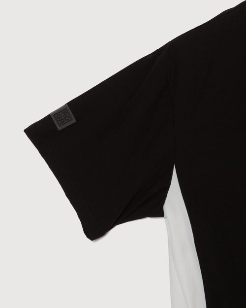 HALF ZIP S/S PULLOVER BLACK