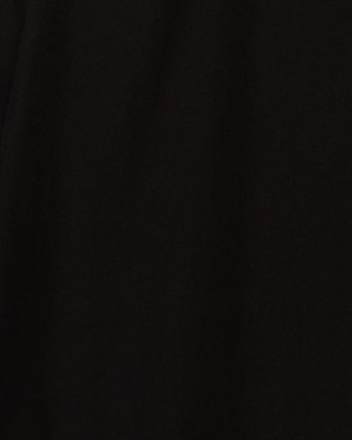 HALF ZIP S/S PULLOVER BLACK