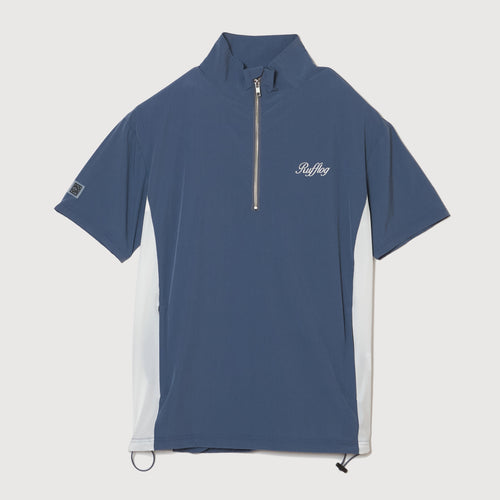 HALF ZIP S/S PULLOVER BLUE