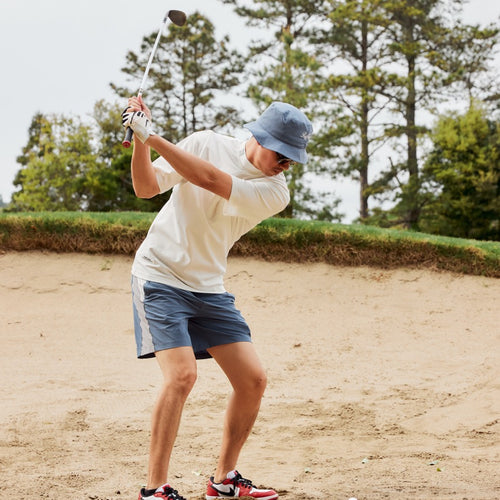 MULTI COLOR NYLON TRACK SHORTS BLUE