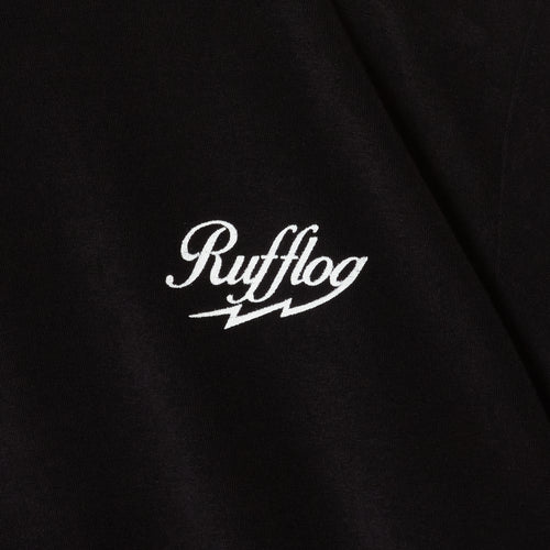 RUFFLOG×ELECTRIC BREATHABLE PILE MOCK NECK BLACK