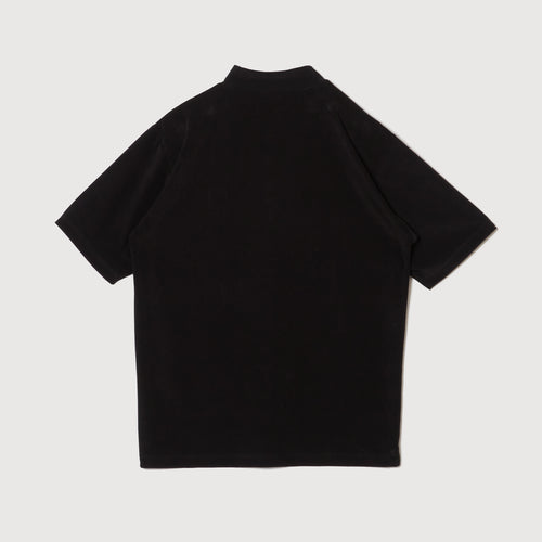 RUFFLOG×ELECTRIC BREATHABLE PILE MOCK NECK BLACK