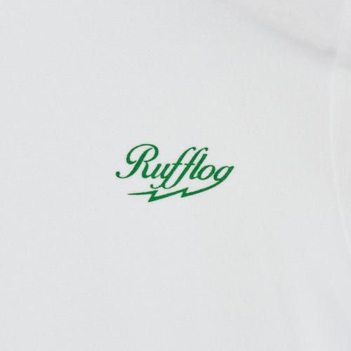 RUFFLOG×ELECTRIC BREATHABLE PILE MOCK NECK WHITE