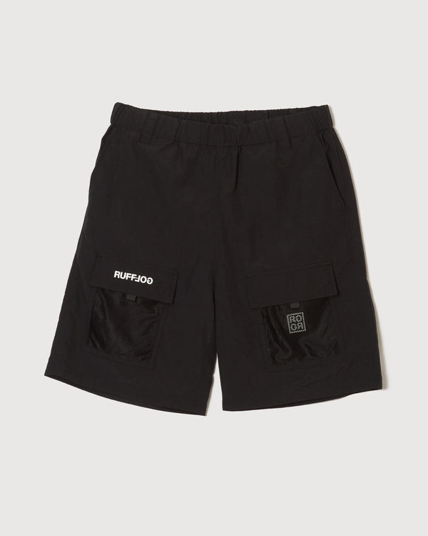 RUFFLOG×ELECTRIC AMPHIBIOUS GOLF CARGO SHORTS BLACK