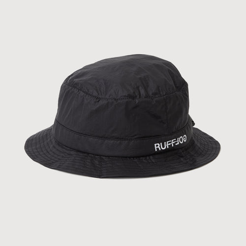 RUFFLOG×ELECTRIC WATERPROOF PACKABLE HAT BLACK