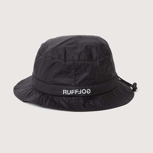 RUFFLOG×ELECTRIC WATERPROOF PACKABLE HAT BLACK