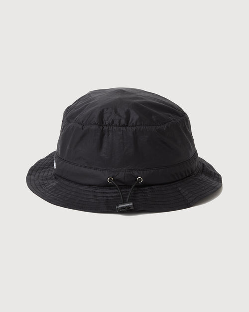RUFFLOG×ELECTRIC WATERPROOF PACKABLE HAT BLACK