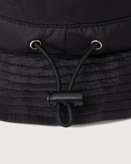 RUFFLOG×ELECTRIC WATERPROOF PACKABLE HAT BLACK