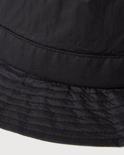 RUFFLOG×ELECTRIC WATERPROOF PACKABLE HAT BLACK