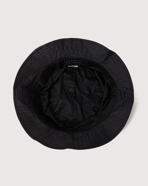 RUFFLOG×ELECTRIC WATERPROOF PACKABLE HAT BLACK
