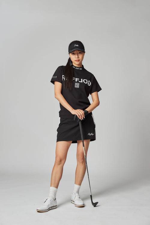 RUFFLOG TECH MOCK TEE BLACK