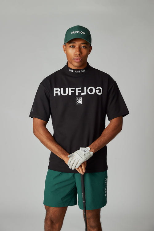 RUFFLOG TECH MOCK TEE BLACK