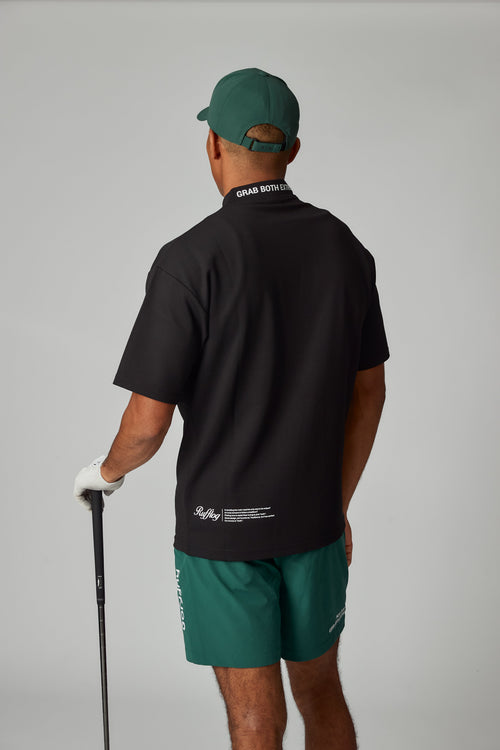 RUFFLOG TECH MOCK TEE BLACK