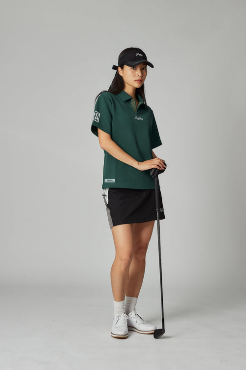 WARM R LOGO S/S POLO GREEN