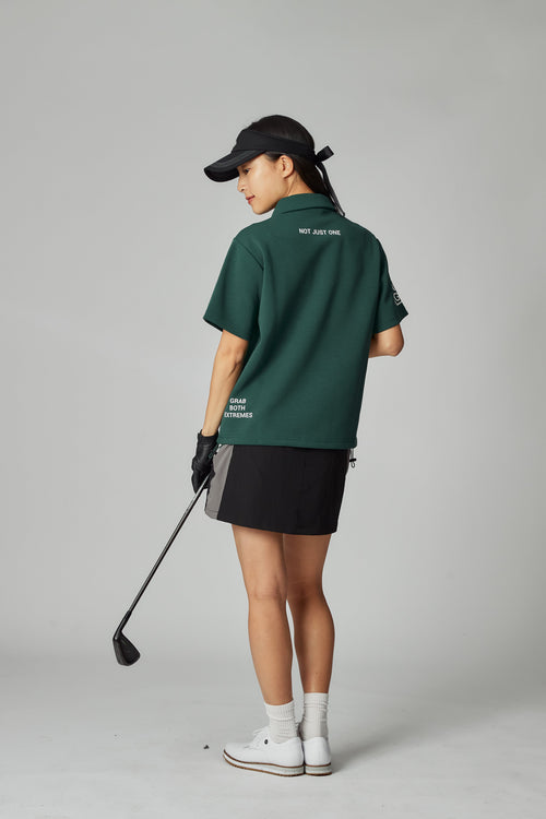 WARM R LOGO S/S POLO GREEN