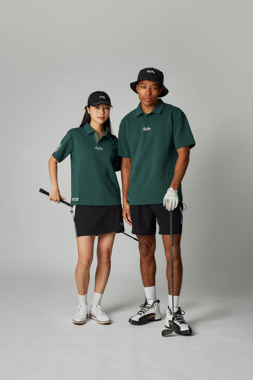 WARM R LOGO S/S POLO GREEN
