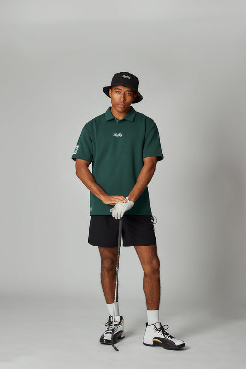 WARM R LOGO S/S POLO GREEN