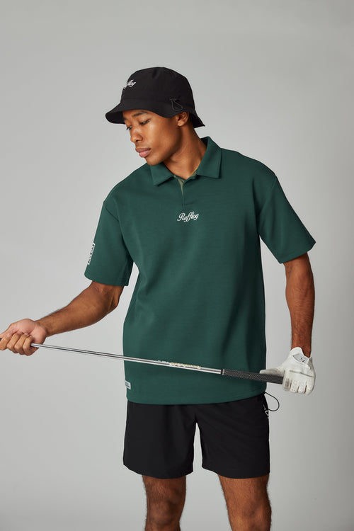 WARM R LOGO S/S POLO GREEN
