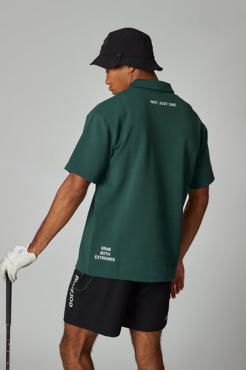WARM R LOGO S/S POLO GREEN
