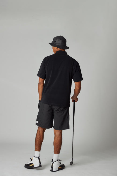 RUFFLOG×ELECTRIC WATERPROOF PACKABLE HAT BLACK