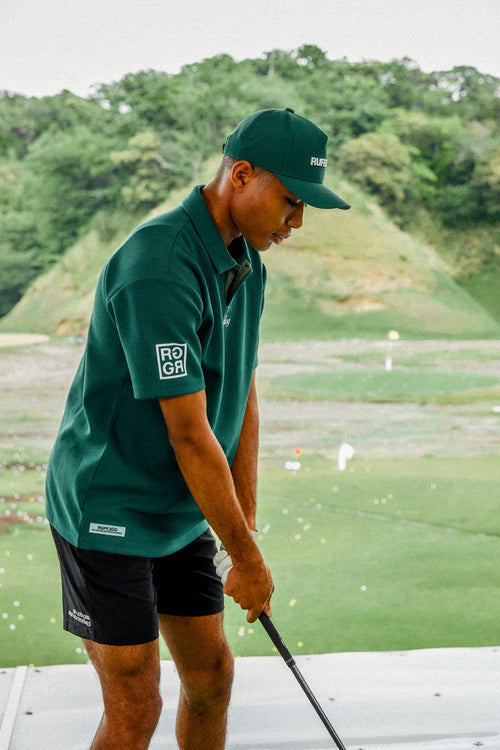 WARM R LOGO S/S POLO GREEN