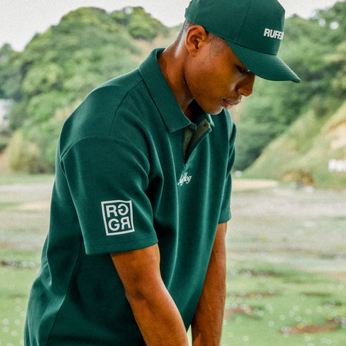 WARM R LOGO S/S POLO GREEN