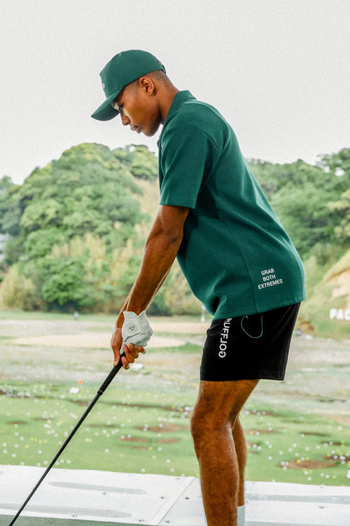 WARM R LOGO S/S POLO GREEN