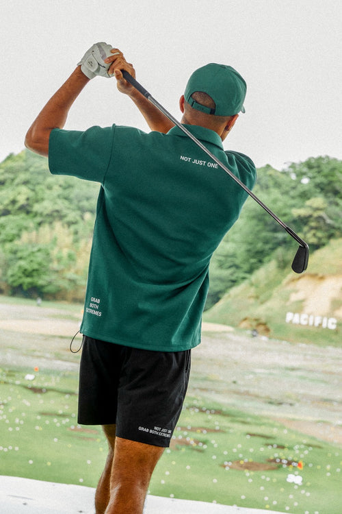 WARM R LOGO S/S POLO GREEN