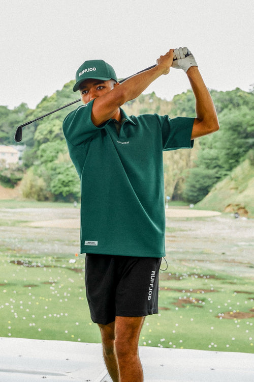 WARM R LOGO S/S POLO GREEN