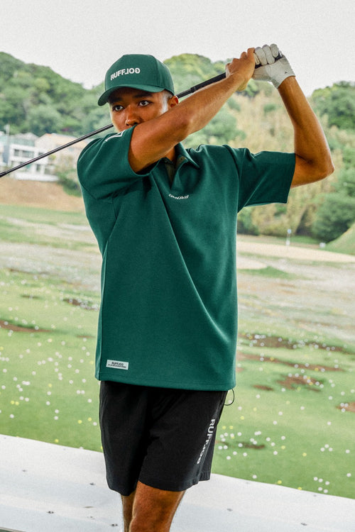 WARM R LOGO S/S POLO GREEN