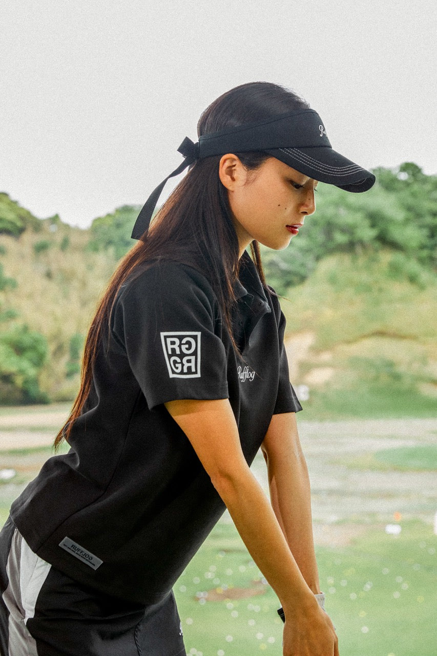 メンズウェア RUFFLOG WARM R LOGO S/S POLO WARM R LOGO S/S POLO BLACK – RUFFLOG