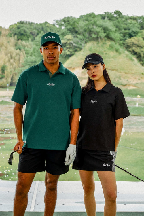 WARM R LOGO S/S POLO GREEN