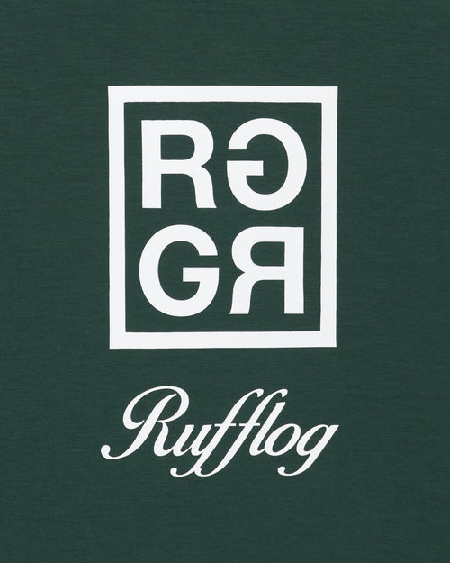 OVER SIZE SQUARE LOGO S/S POLO GREEN