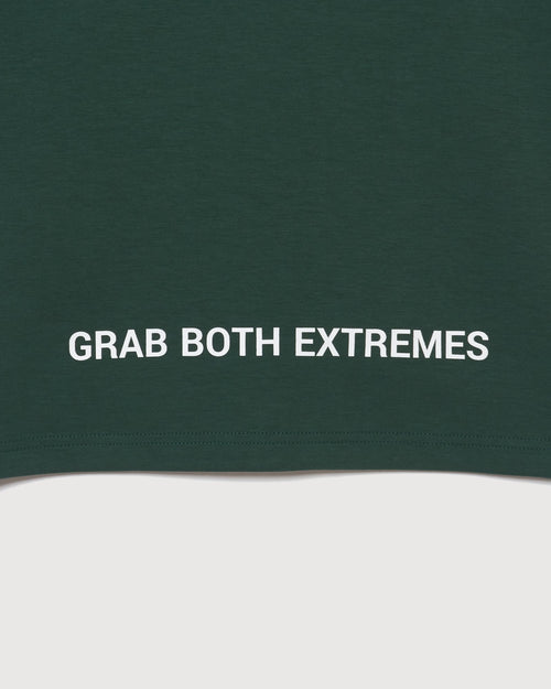 OVER SIZE SQUARE LOGO S/S POLO GREEN