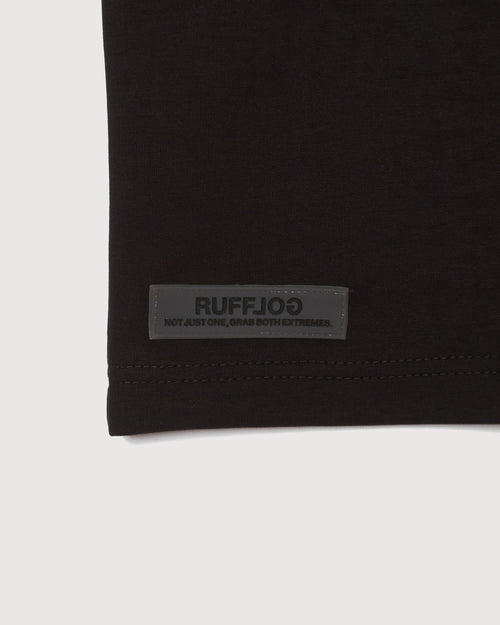 WARM R LOGO S/S POLO BLACK