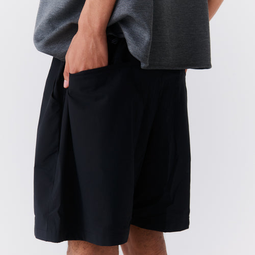 Stretch Nylon Easy SHORTS BLACK