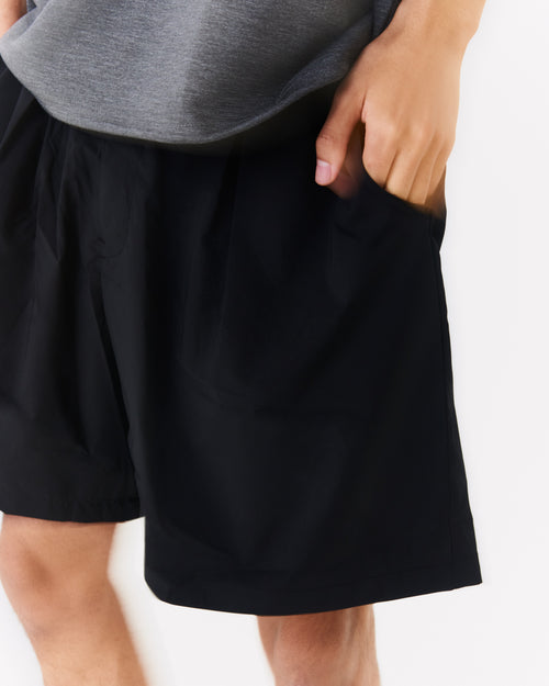 Stretch Nylon Easy SHORTS BLACK