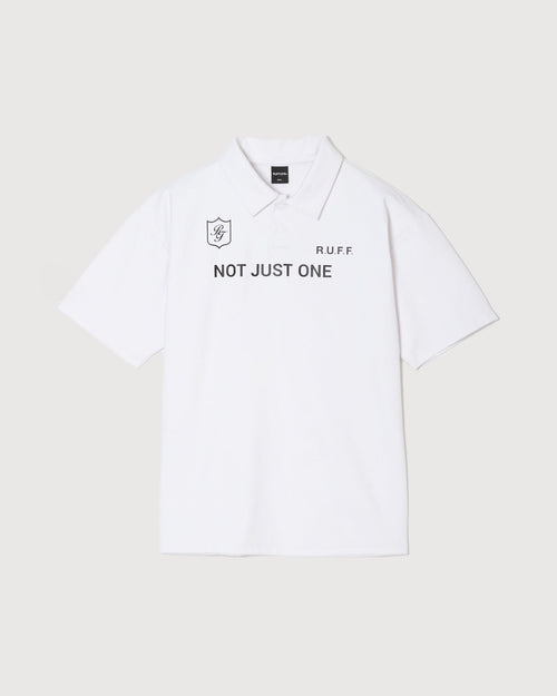 IR RUFF S/S POLO WHITE