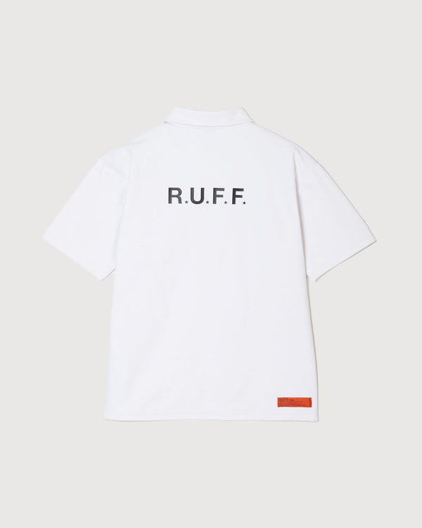 IR RUFF S/S POLO WHITE