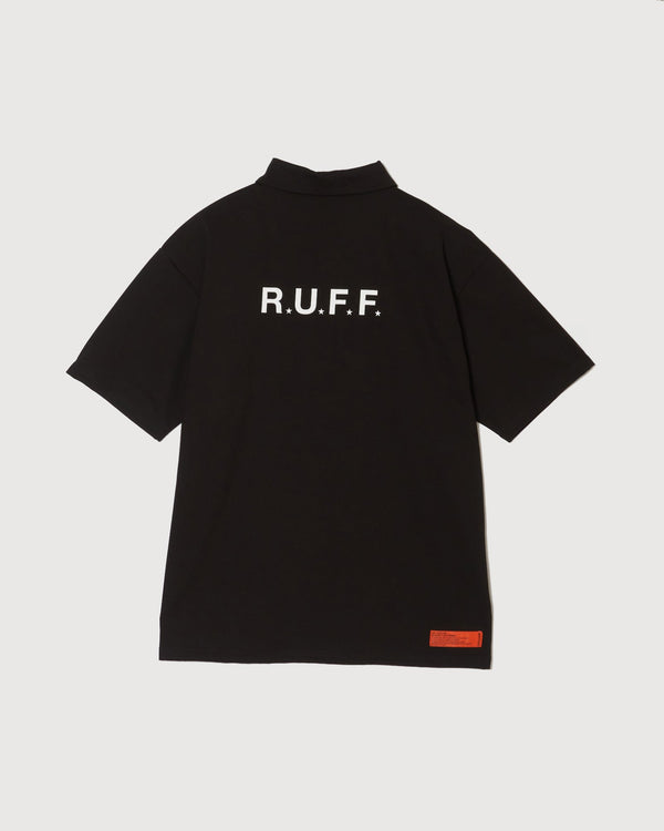 IR RUFF S/S POLO BLACK