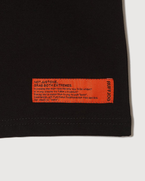 IR RUFF S/S POLO BLACK