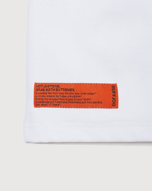IR RF LOGO S/S POLO WHITE