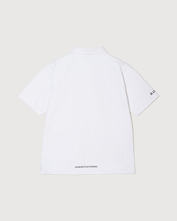 IR RF LOGO S/S POLO WHITE