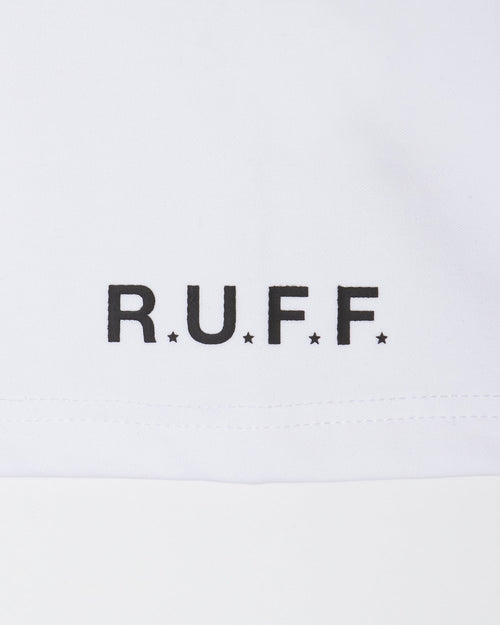 IR RF LOGO S/S POLO WHITE
