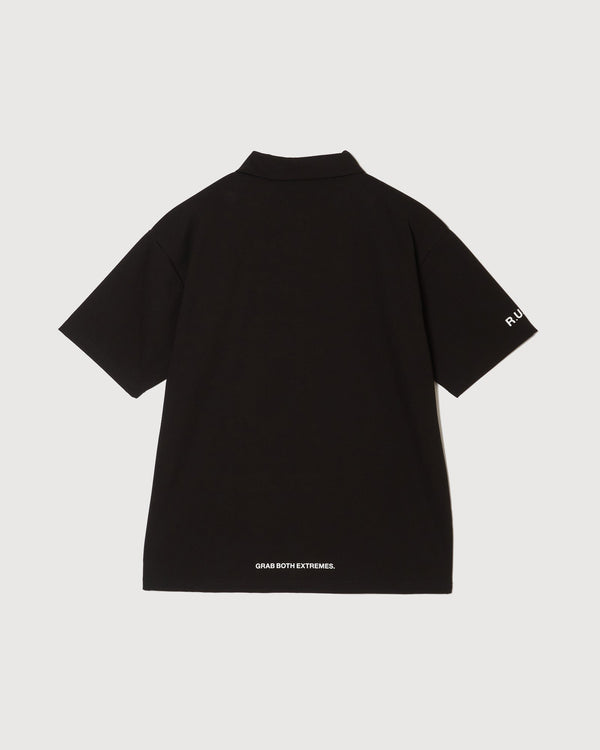 IR RF LOGO S/S POLO BLACK