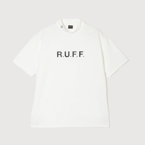 IR RUFF S/S MOCK NECK TEE WHITE
