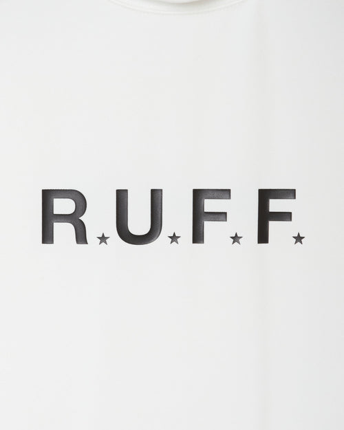 IR RUFF S/S MOCK NECK TEE WHITE