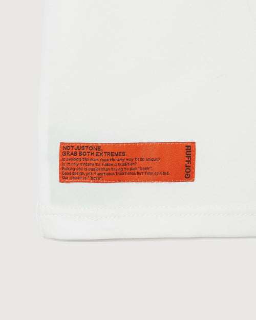 IR SQUARE LOGO S/S TEE WHITE